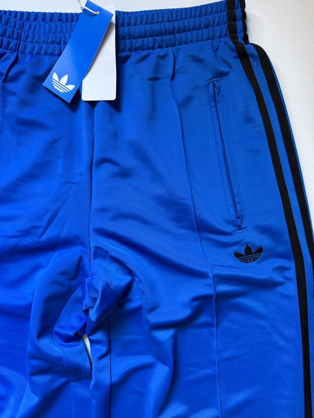 adidas Adicolor Classic Firebird Loose Women’s Track Pants -Blue/Black JY2688 - Picture 4 of 6